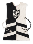 Wappenrock Adler schwarz/weiß, Gr. 1