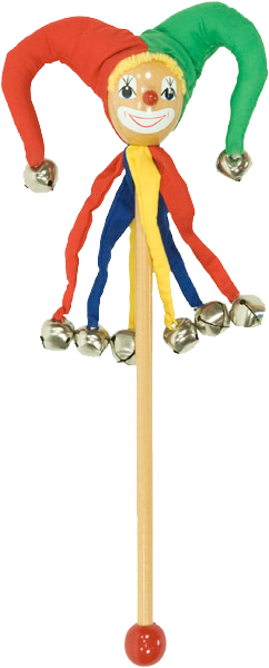 Jester wand with bells