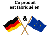 Guarantie: Nos produits sont fabriqués en Allemagne et EU